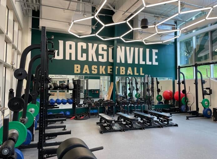 JU Basketball Facility wall wrap